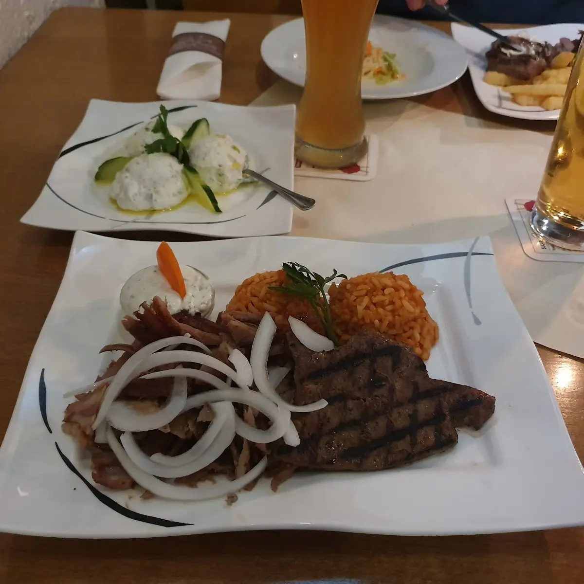 Rinderleber Mit Gyros