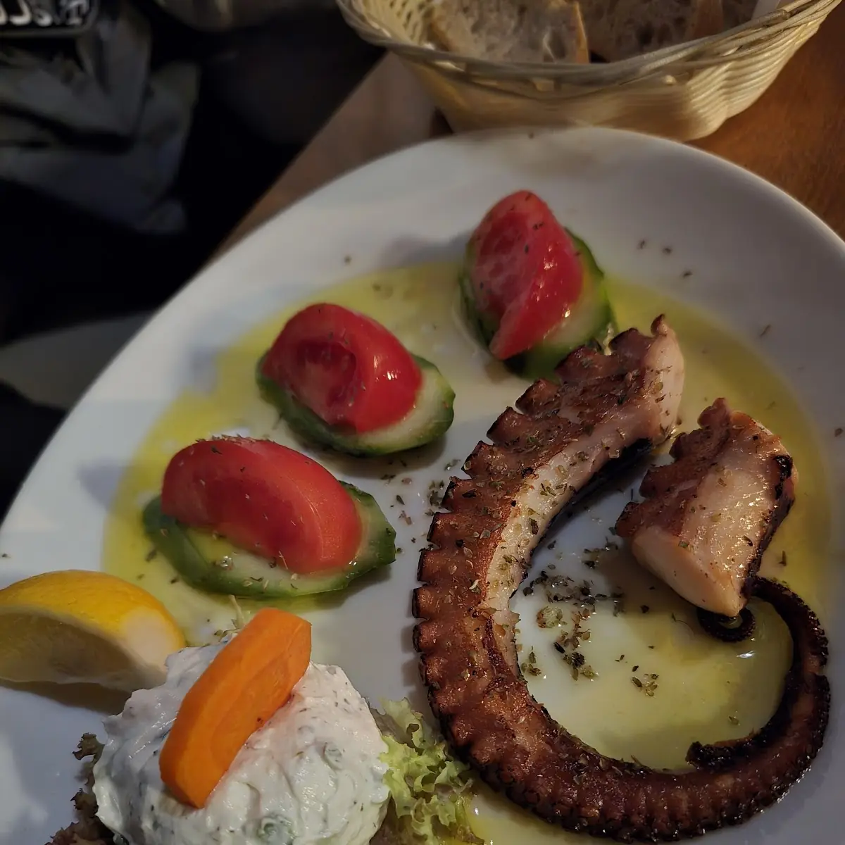 Vorspeise Oktopus