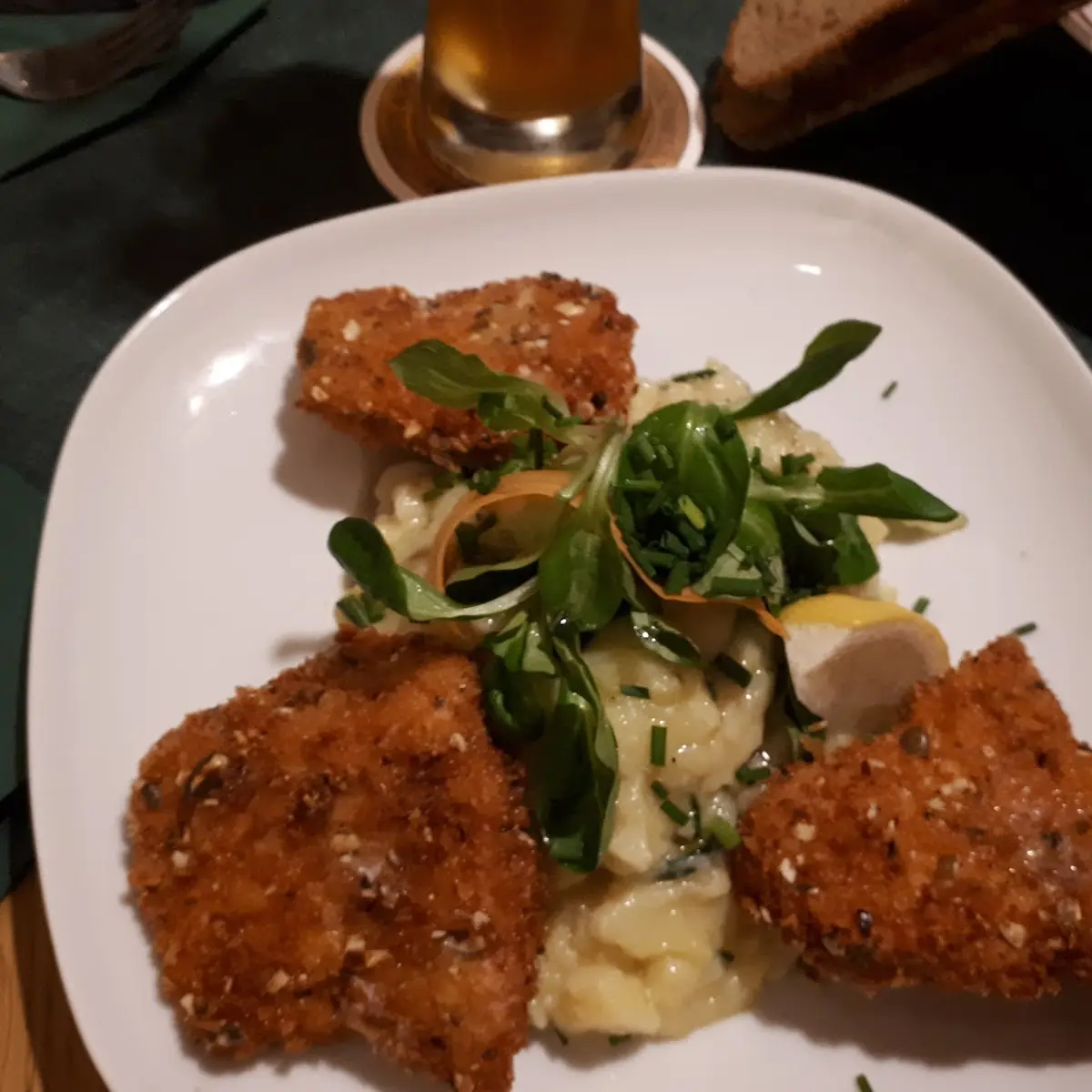 Backhendl, Gasthaus Heimgarten