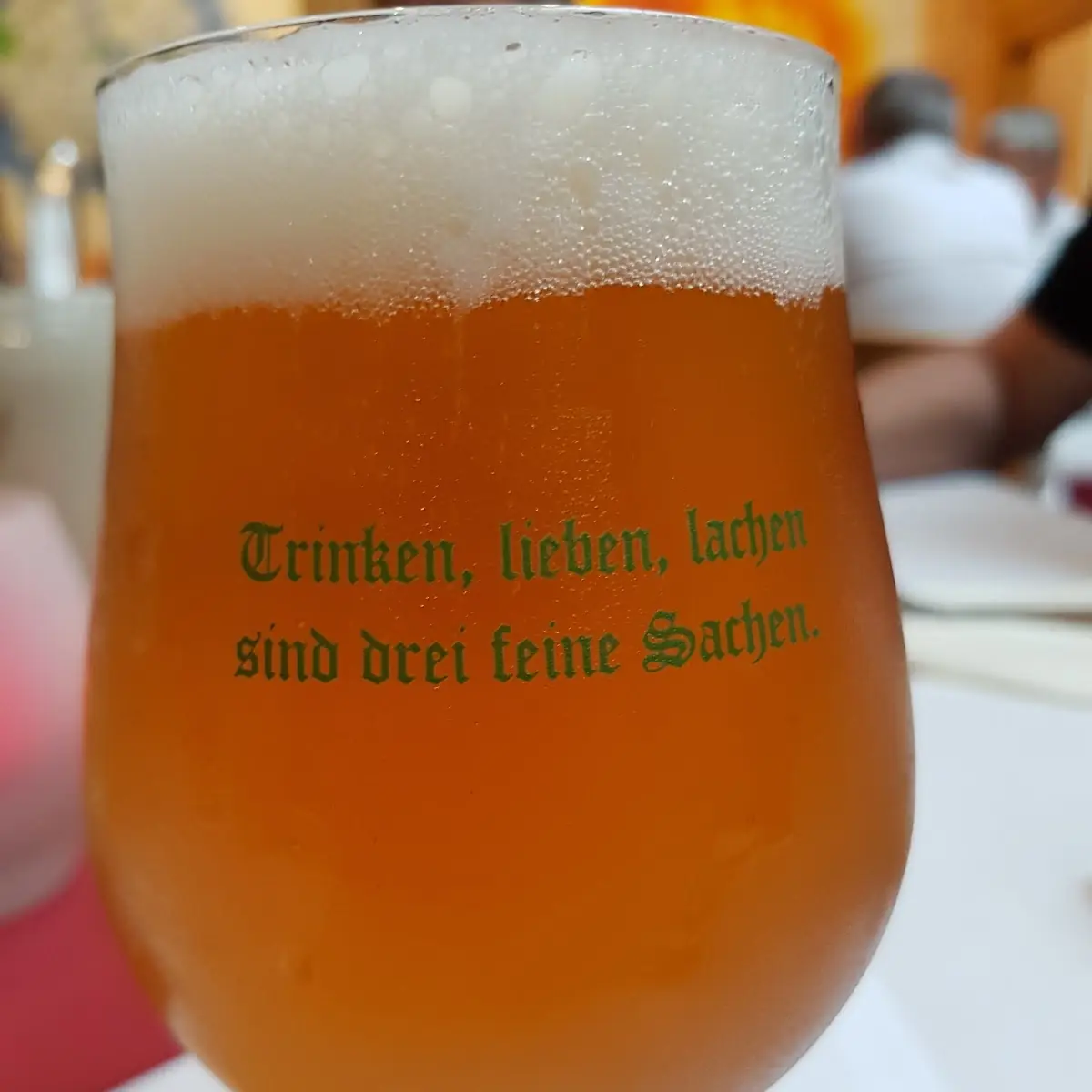 Pils Bier Hell, Braugasthof Brauner Hirsch Sophienhof