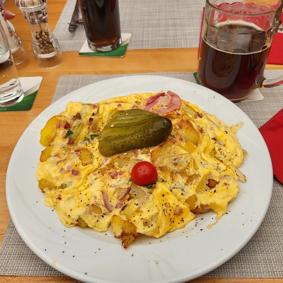 Bauernfrühstück, Restaurant Alte Schmiede