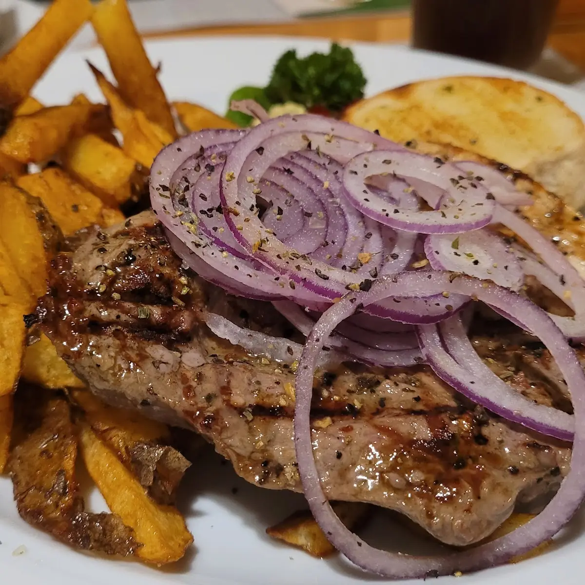 Steakteller, Restaurant Alte Schmiede