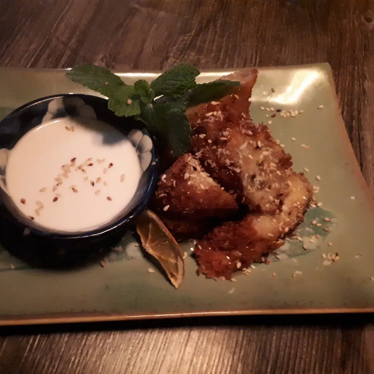 Frittierte Banane