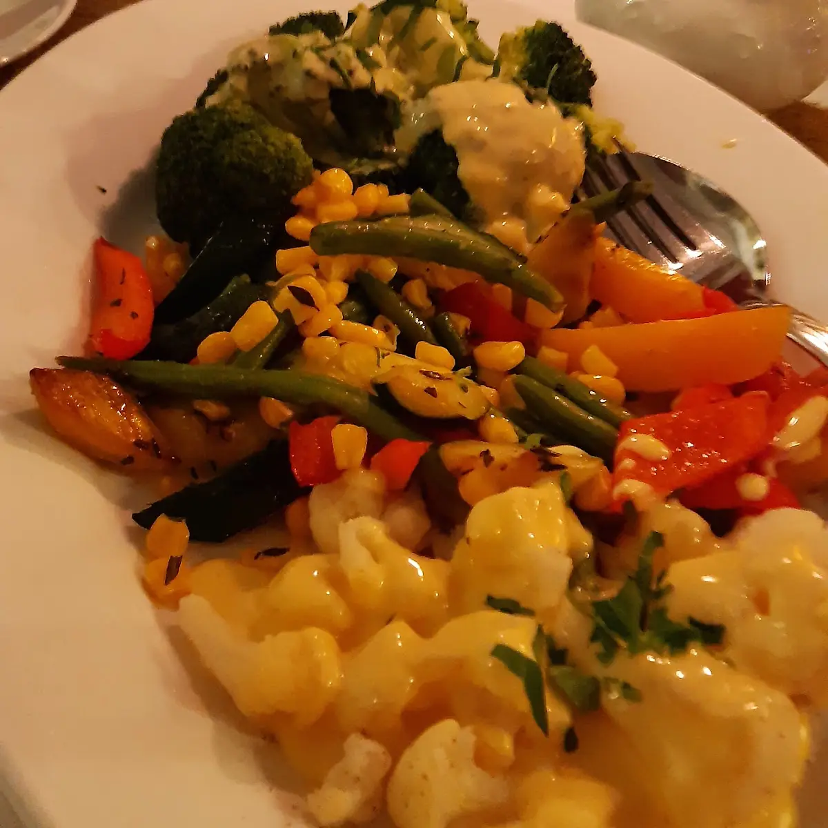 Gemischte Gemüseplatte, Restaurant Gemeinschaftshaus "G-Haus"