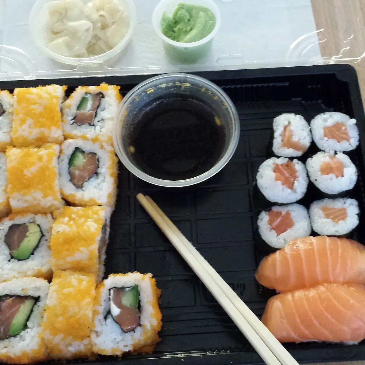 Lachs Menü