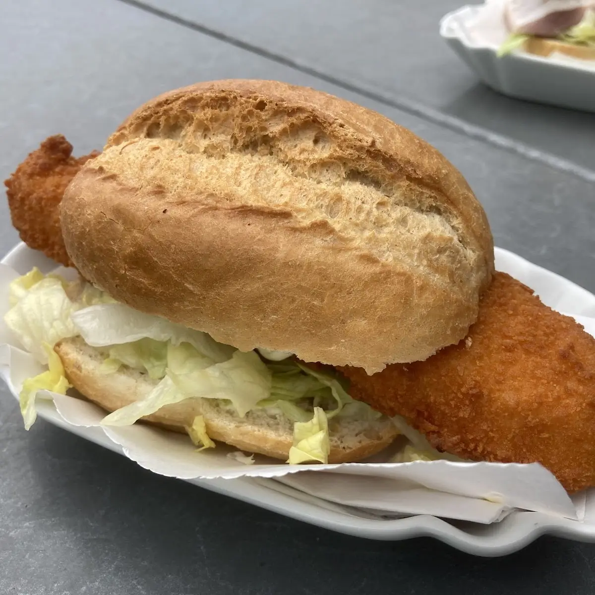 Backfisch Brötchen