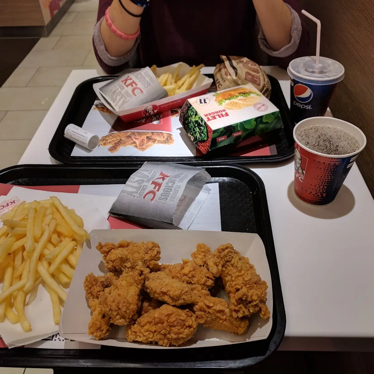Hot Wings Menü