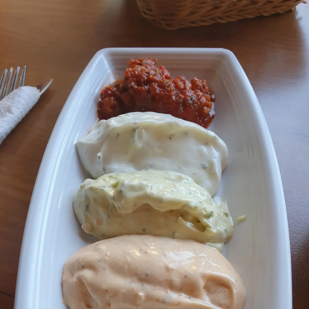 Verschiedene Dips