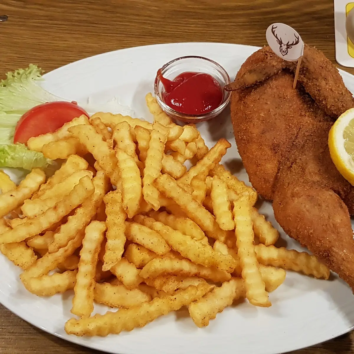 Backhendl Mit Pommes