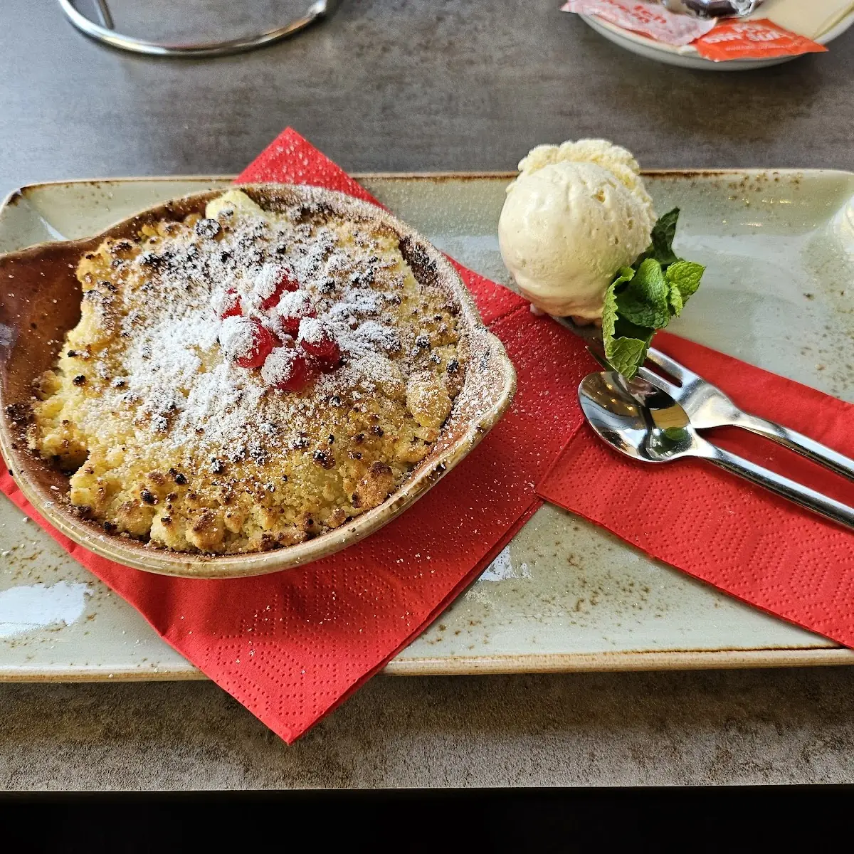 Apfelcrumble