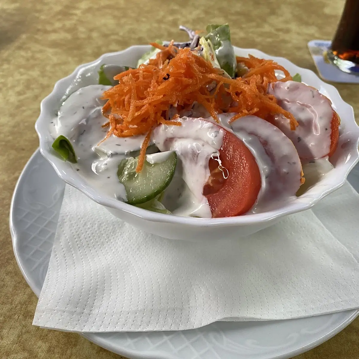 Salade, Ristorante Pizzeria Franco’s ESV-Kegelcenter