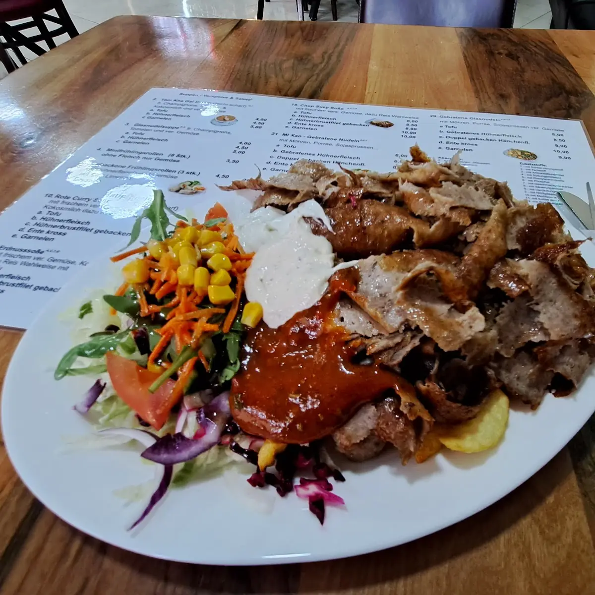 Schnitzel Teller
