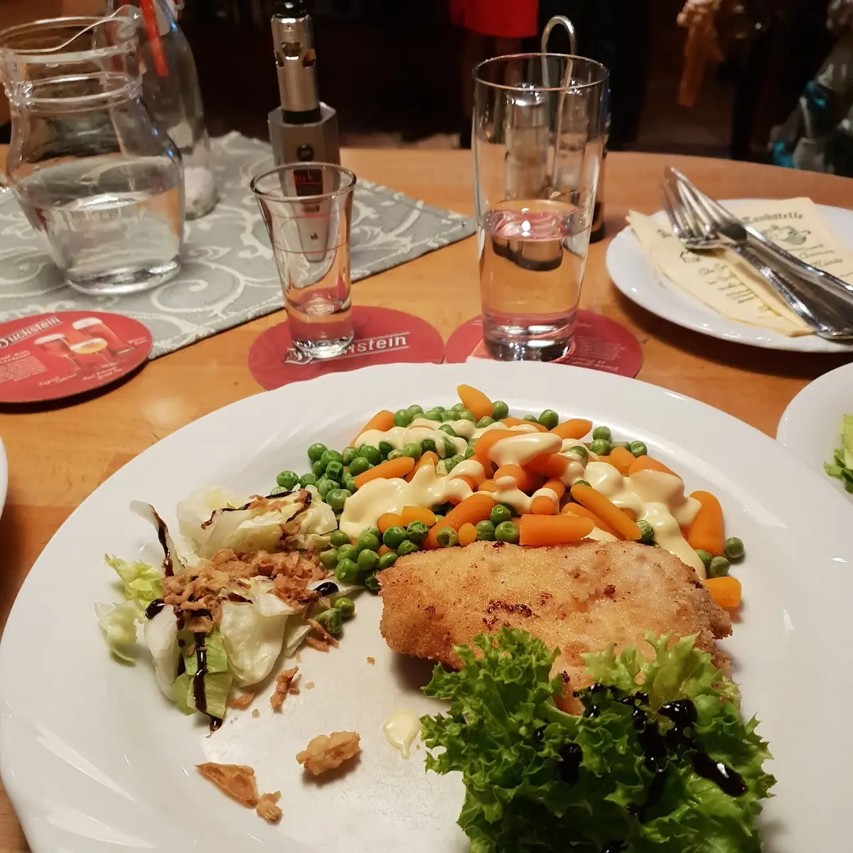 Schnitzel Mit Gemüse