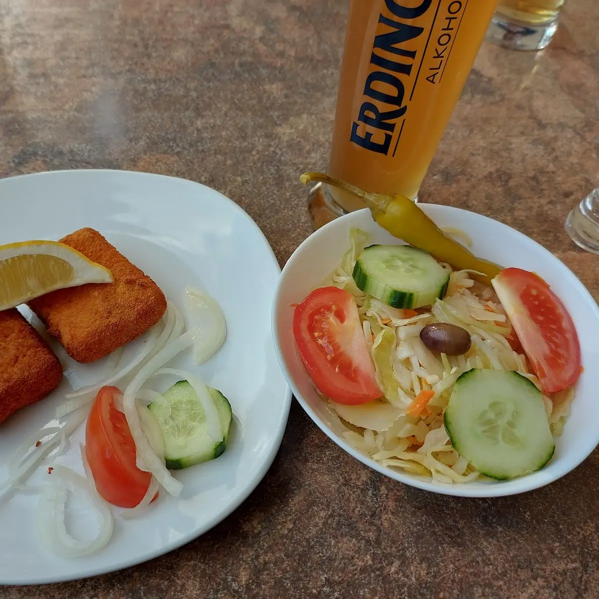Gebackener Schafskäse