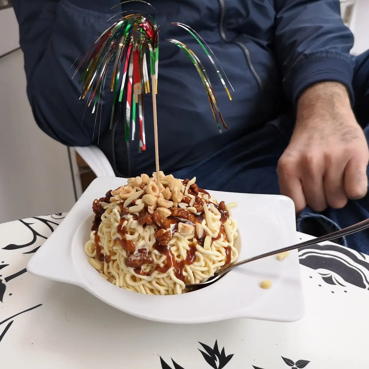 Spaghetti Eis