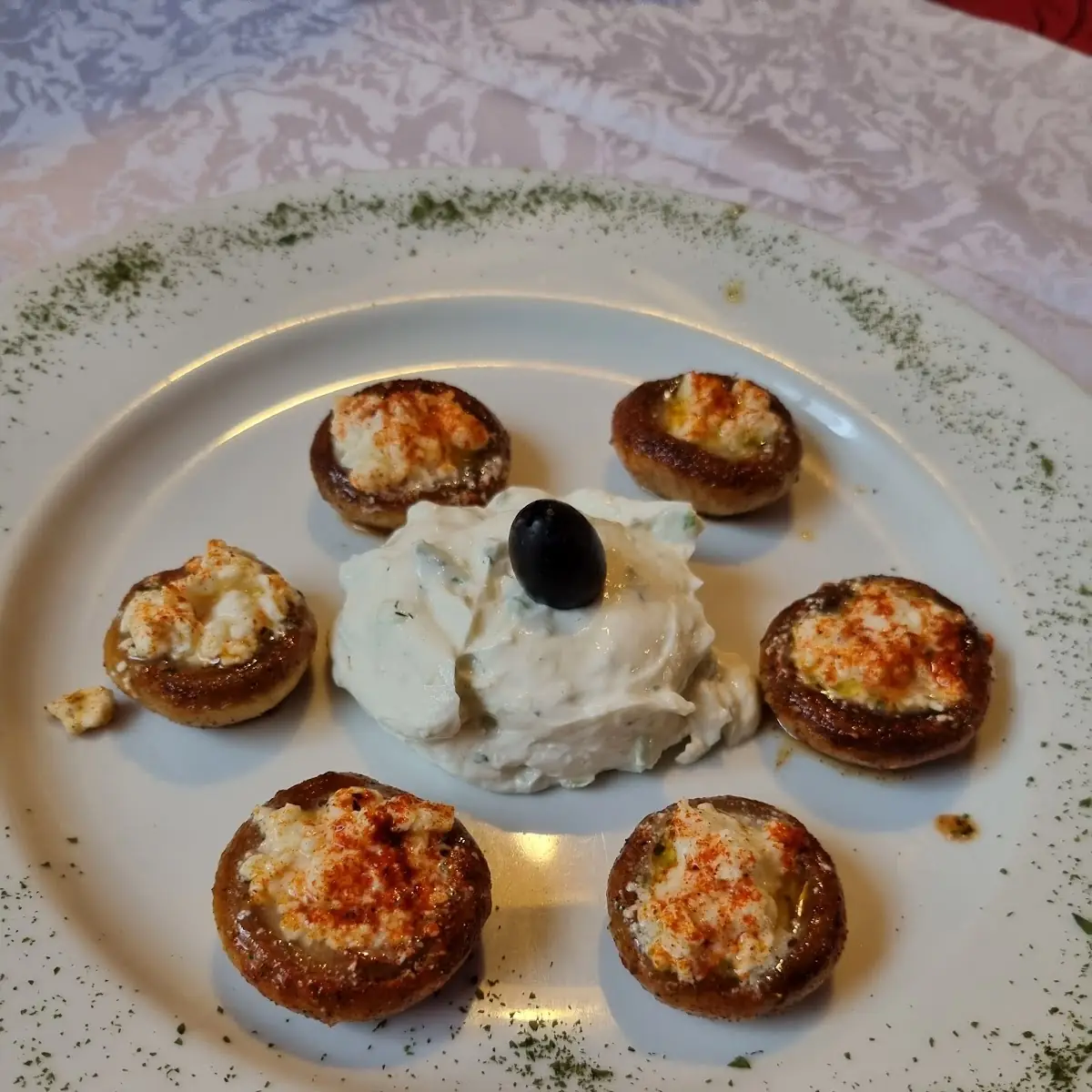 Gefüllte Champignons