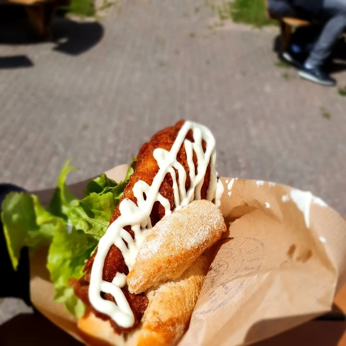 Backfischbrötchen
