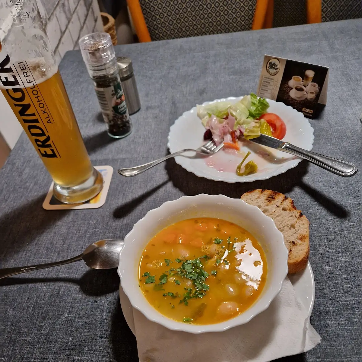 Bohnensuppe, Restaurant Sirtaki