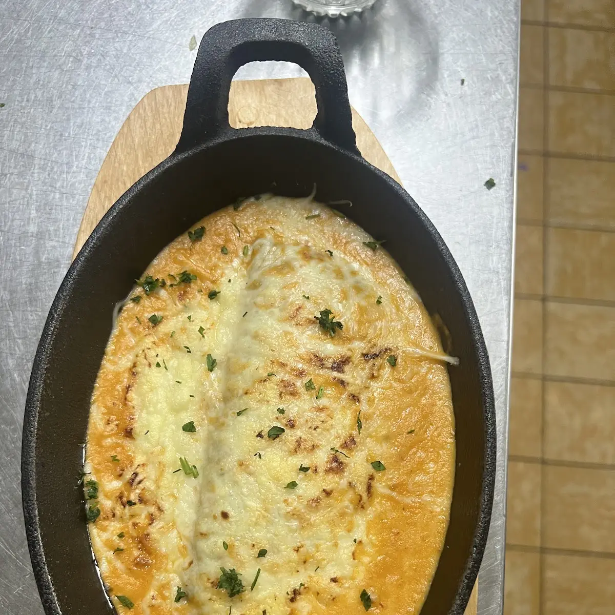 Bifteki Überbacken
