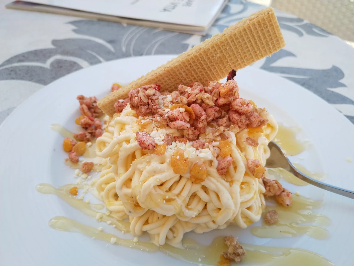 Spaghetti Müsli Eis