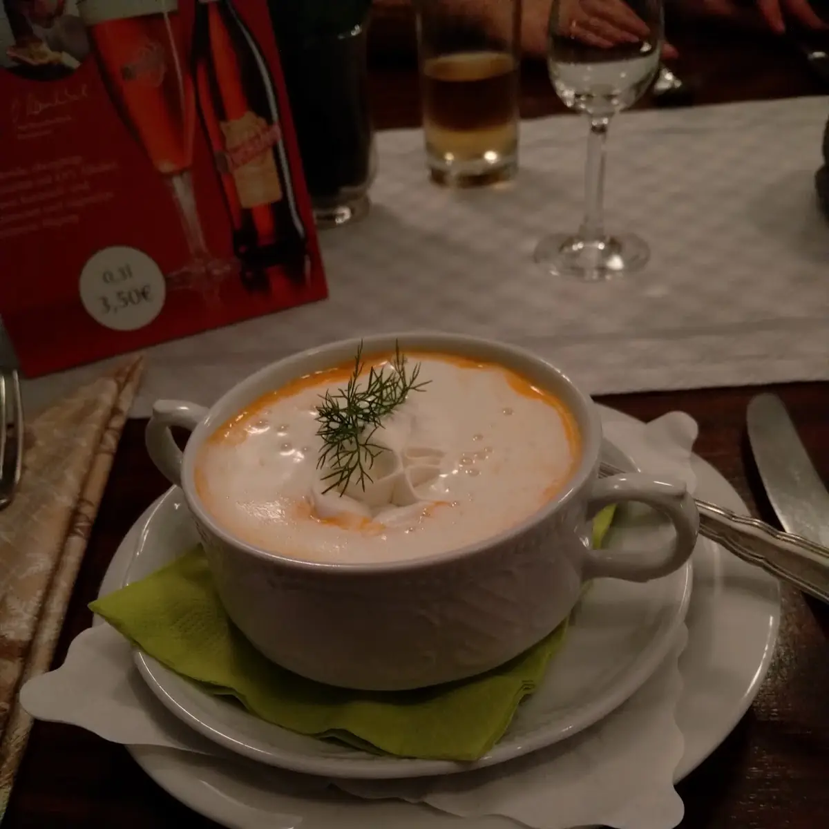 Krabbensuppe