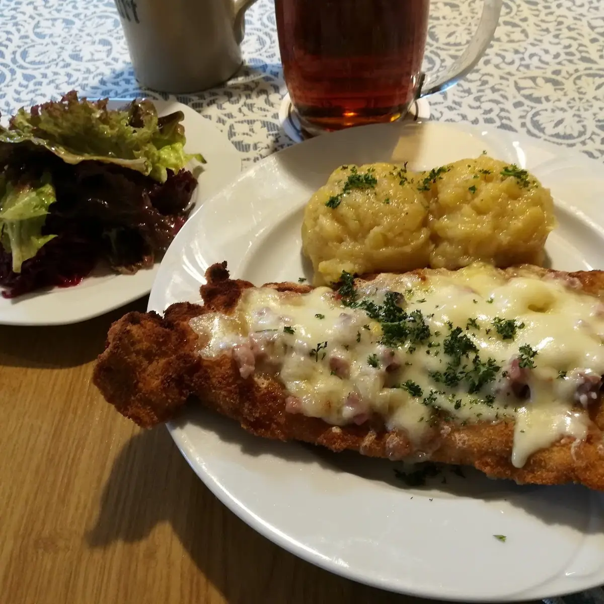 Schnitzel Überbacken