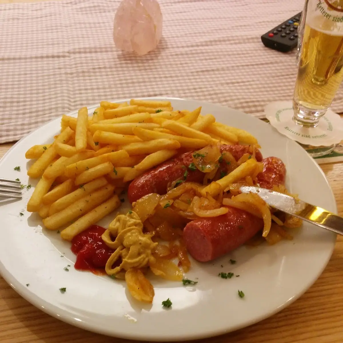 Portion Pommes Oder Spätzle