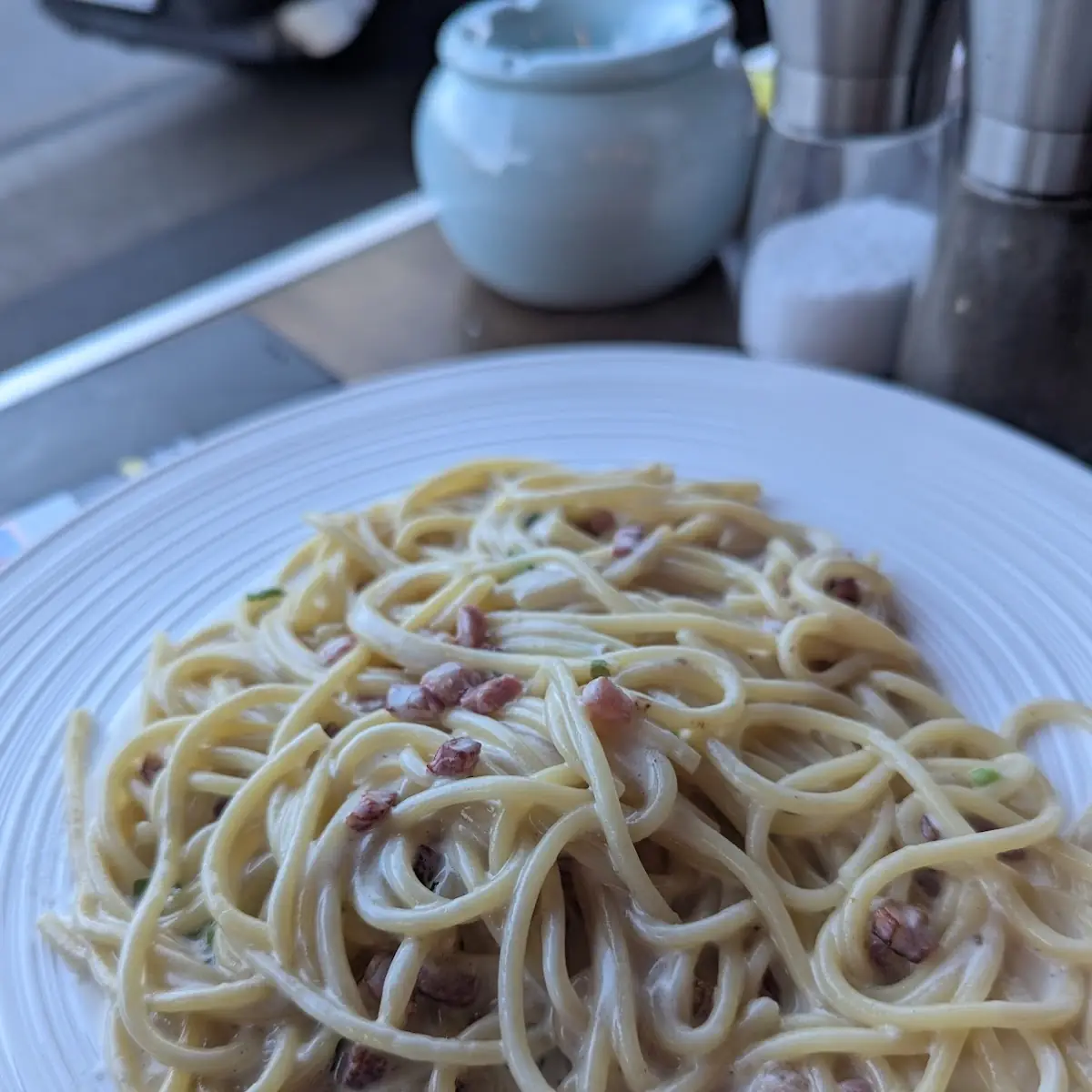 Spaghetti Carbonara, Pizzeria Capello Rosso