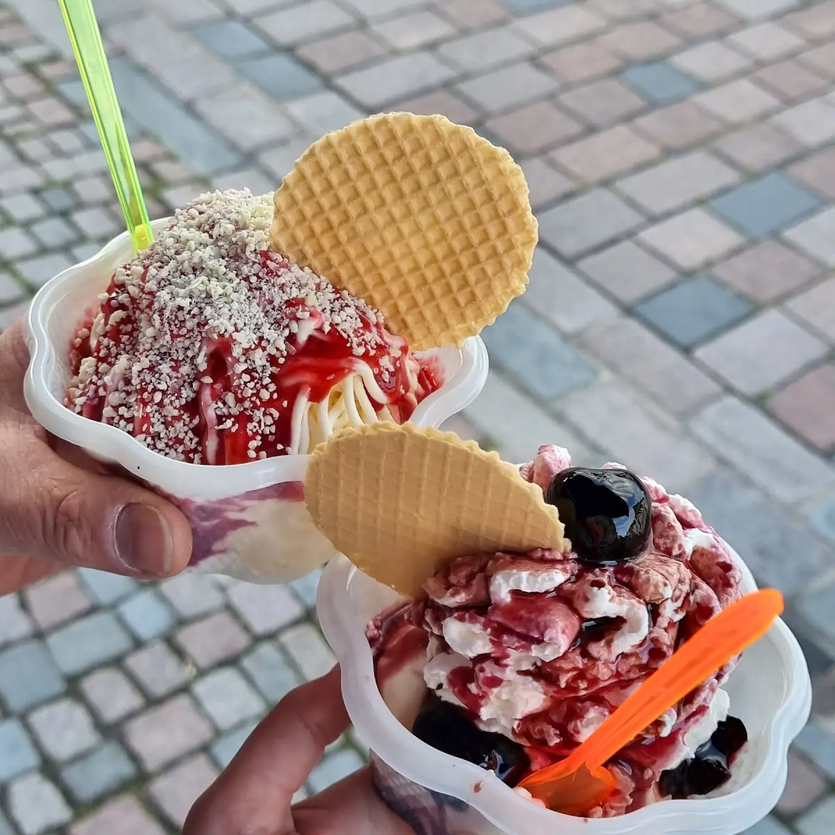 Spaghetti Eis