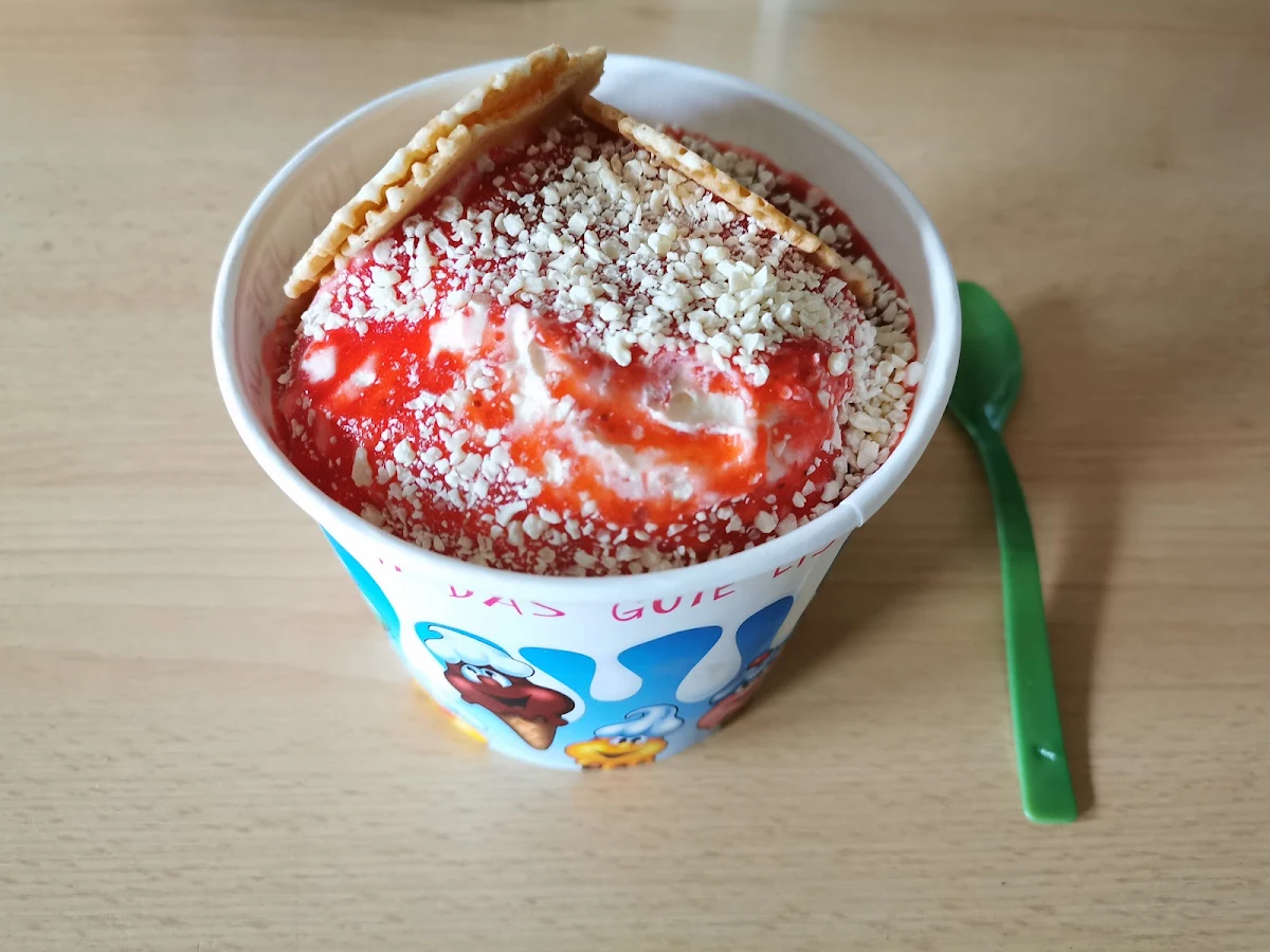 Doppeltes Spaghetti Eis