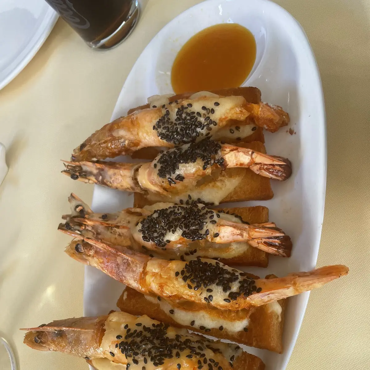 Gebackene Garnelen Mit Sesam, Dim Sum Gourmet