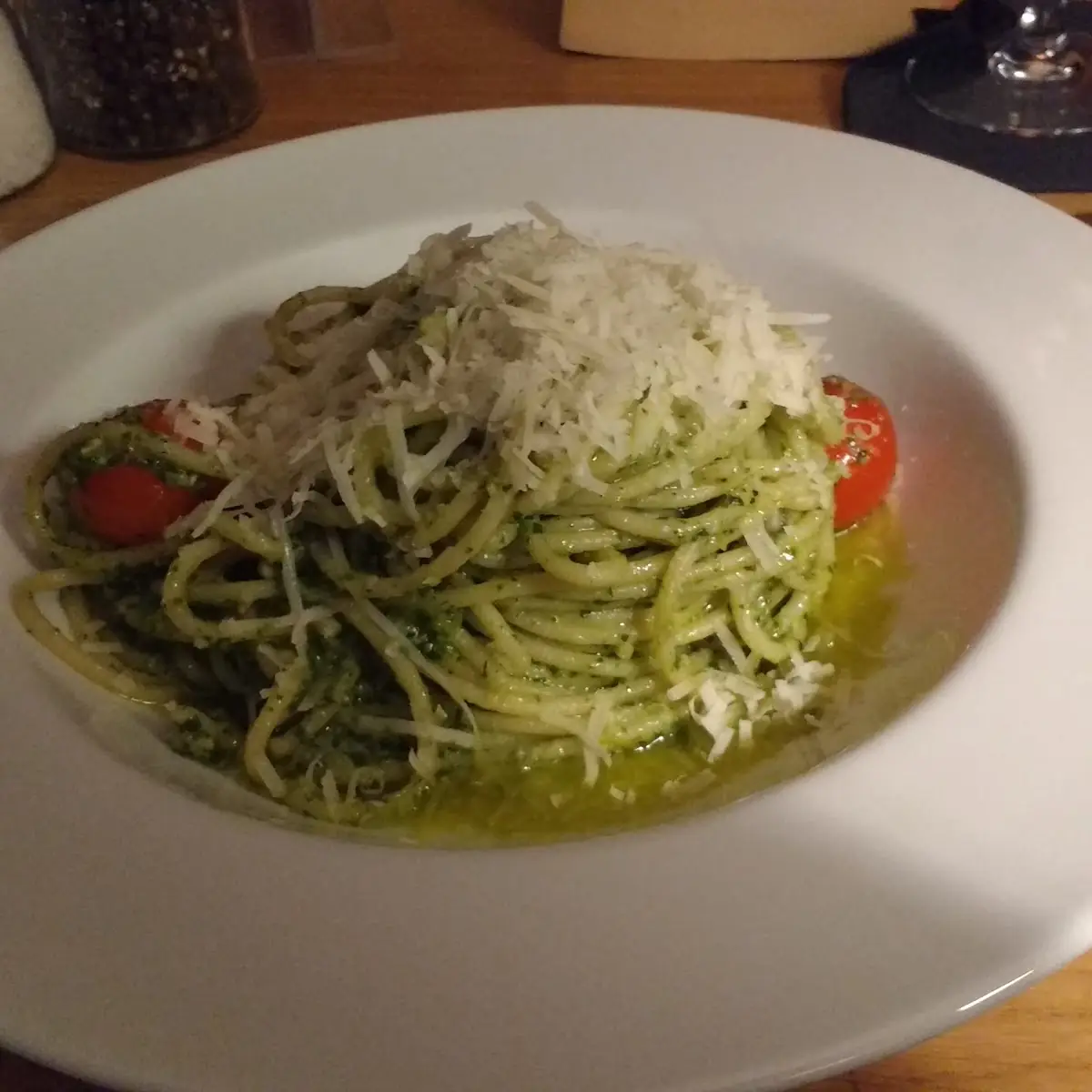 Spaghetti Mit Pesto