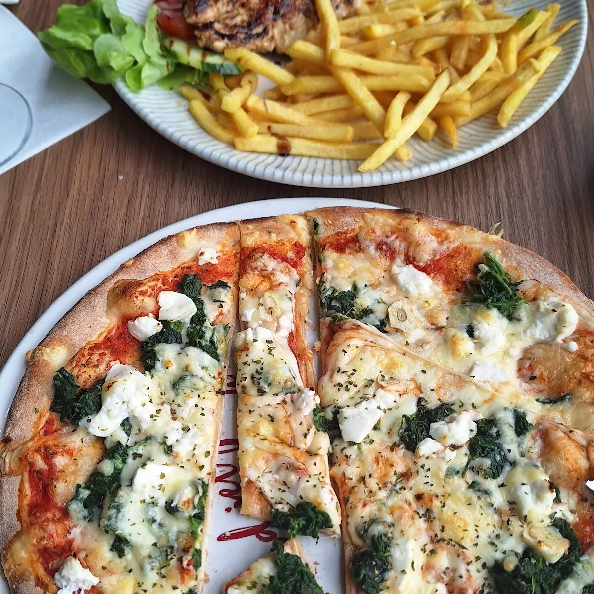 Pizza Spinat