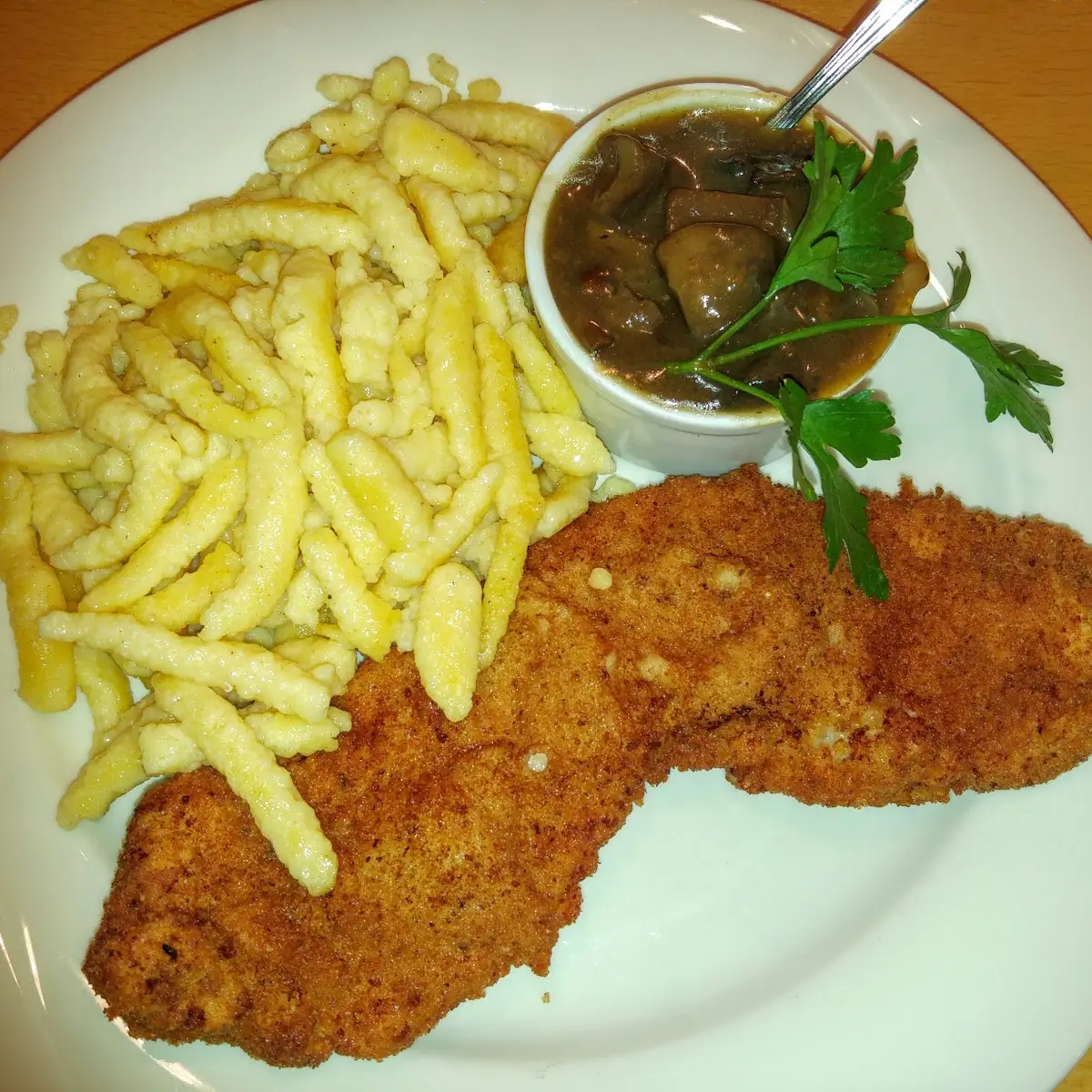 Jägerschnitzel Lecker
