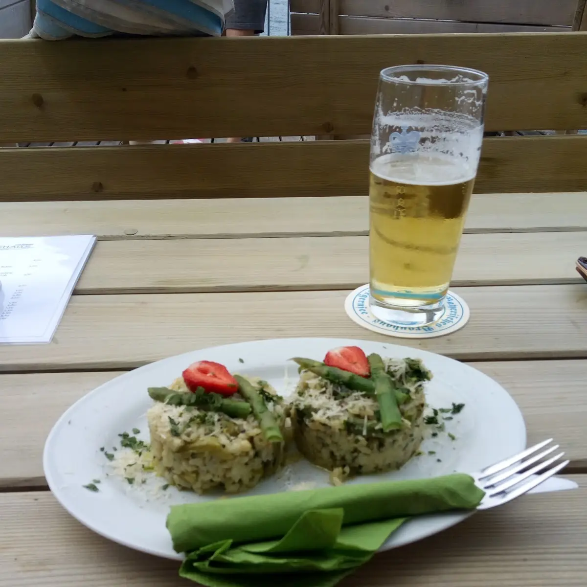Spargel-risotto