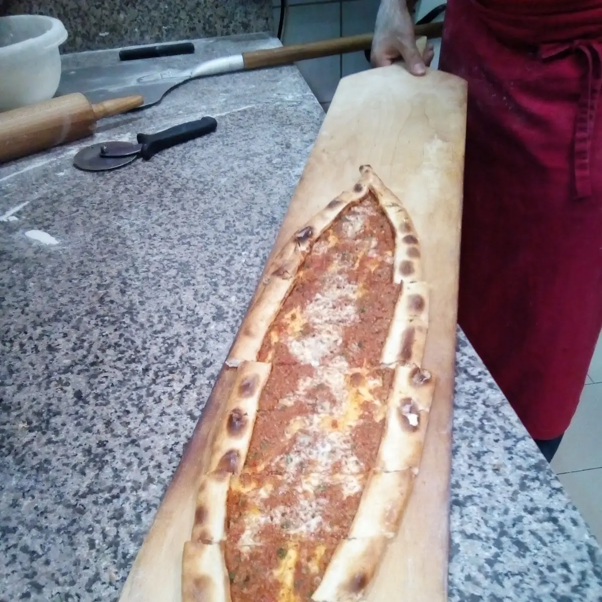 Pide Mit Hackfleisch