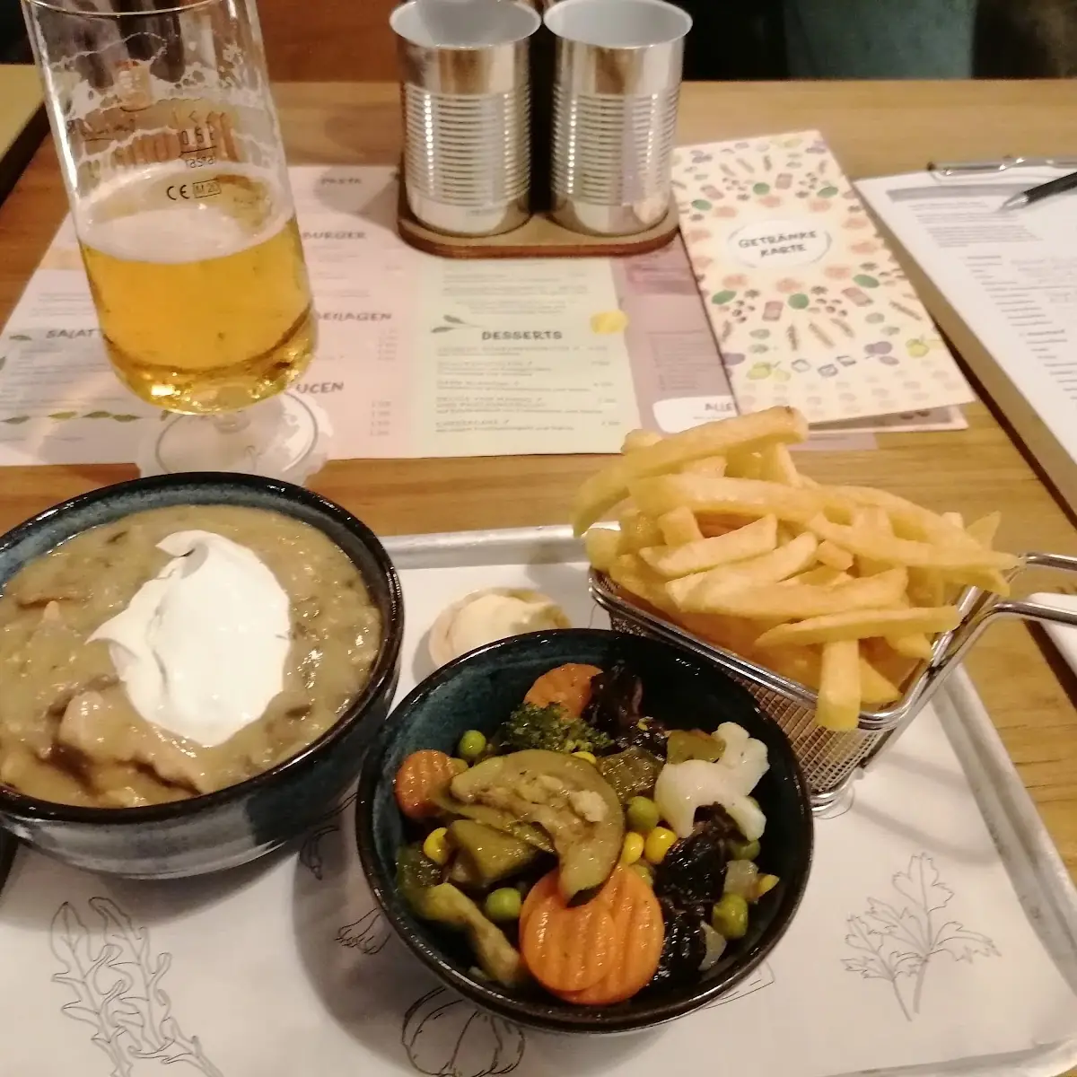 Pommes Gemüse