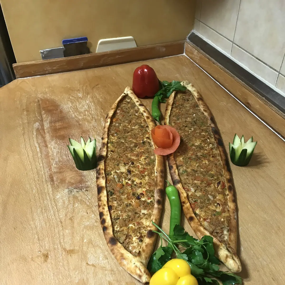 Hackfleisch Pide