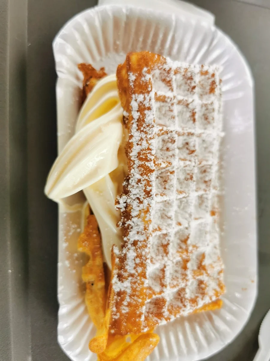 Waffel Mit Softeis