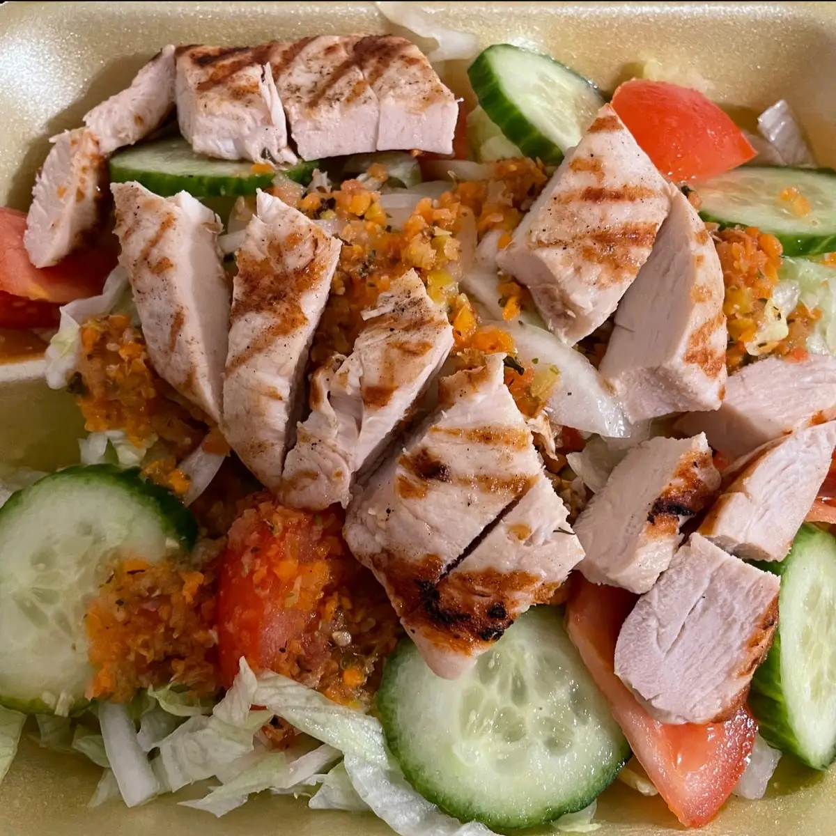 Salat Mit Hähnchen