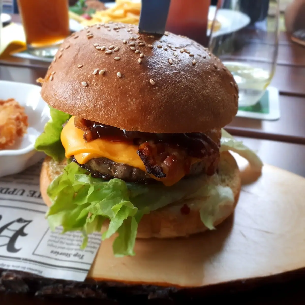 BBQ Bacon Burger Mit