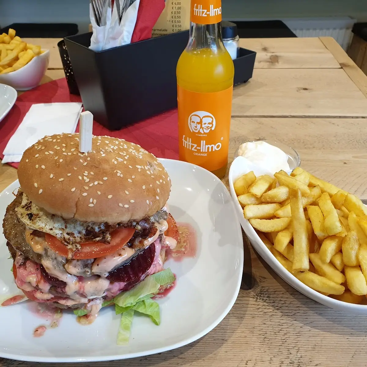 Aioli-burger