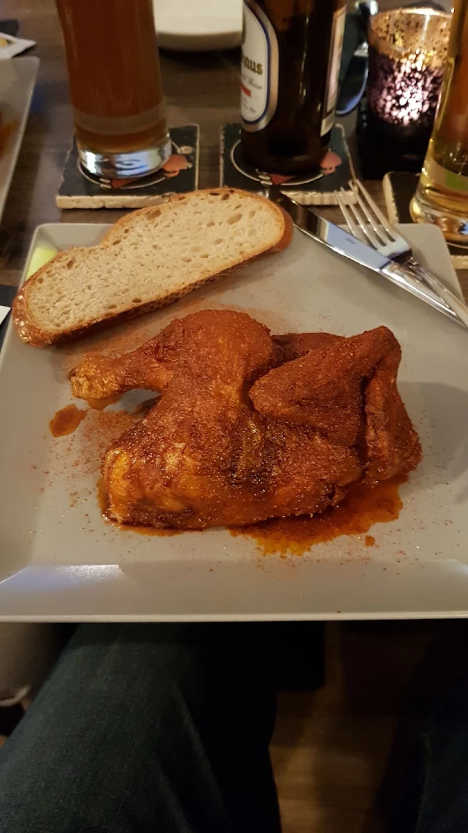 Lecker Hähnchen Mit Brot