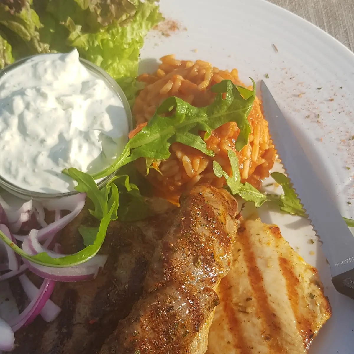 Grillteller, Restaurant Olympia
