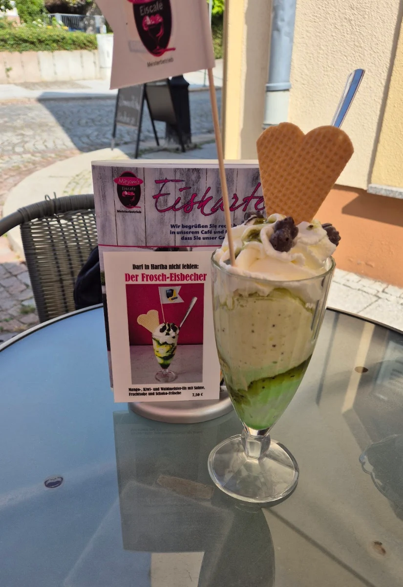 Frosch-eisbecher