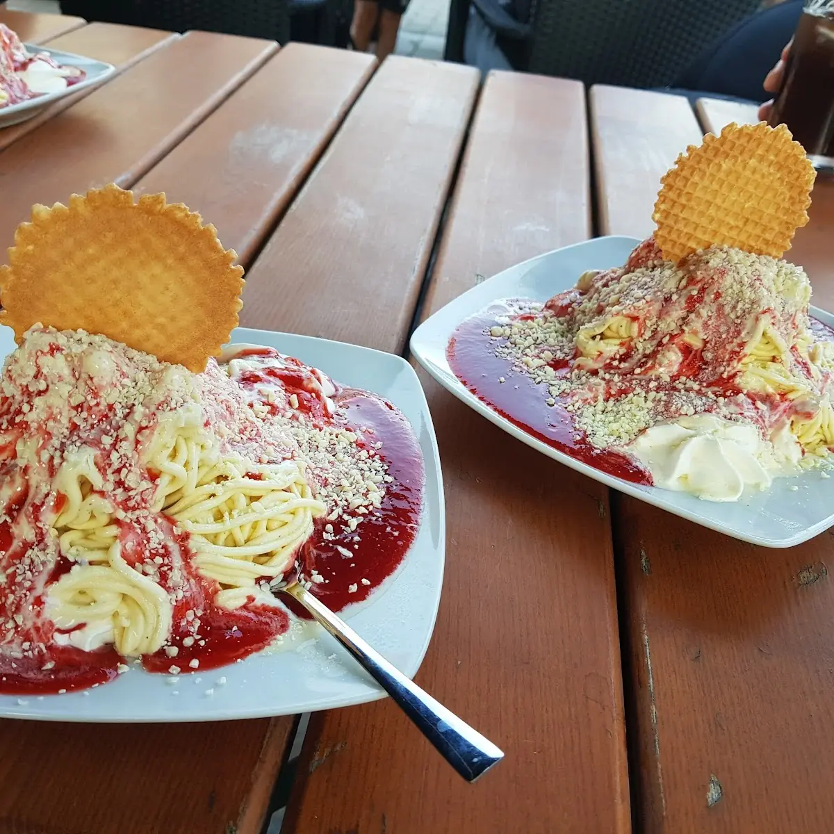 Spaghetti Eis