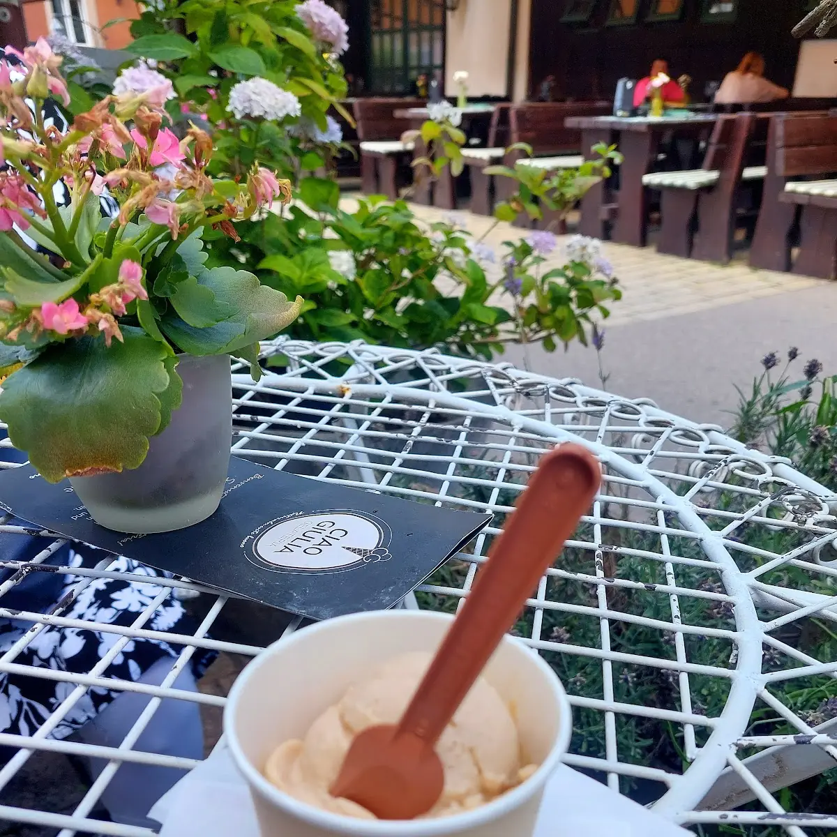 Mango-vanille Eis