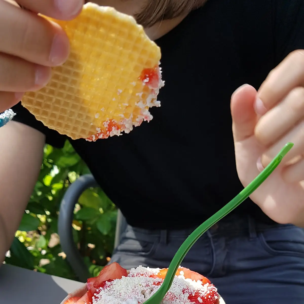 Spaghetti Eisbecher