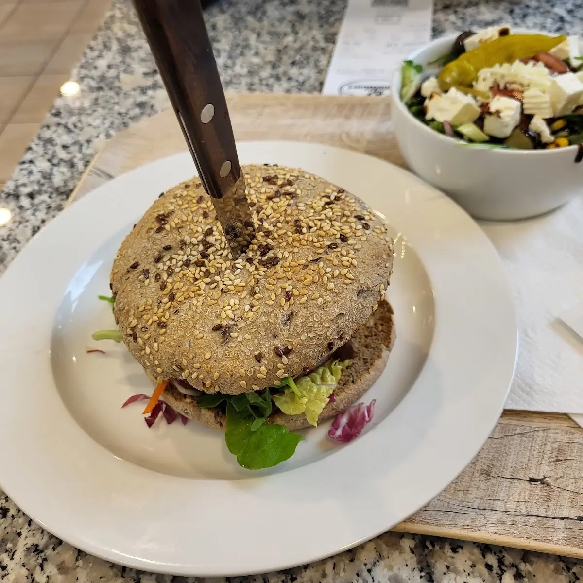 Grünstein Veggieburger