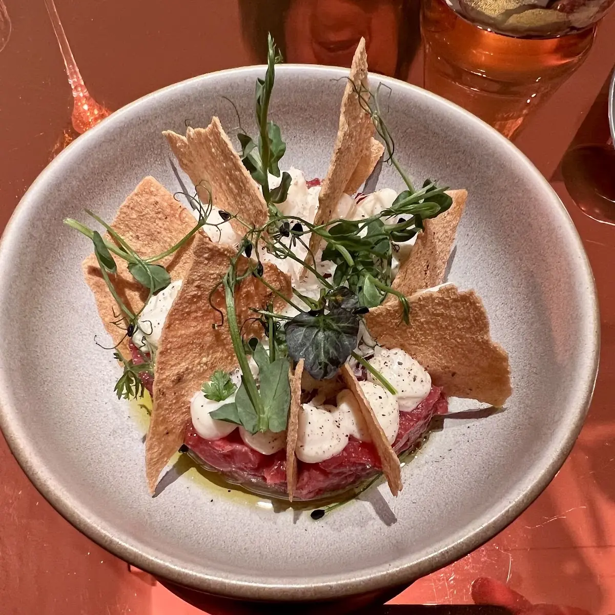 Beef Carpaccio, BAR TATAR in der Schreiberei